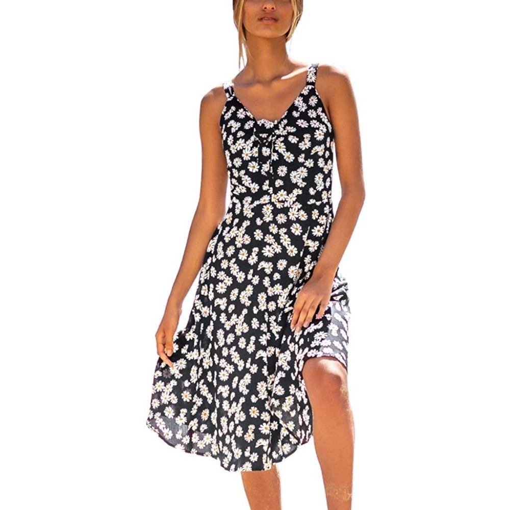 NWT Cupshe Women's Daisy Midi Dress